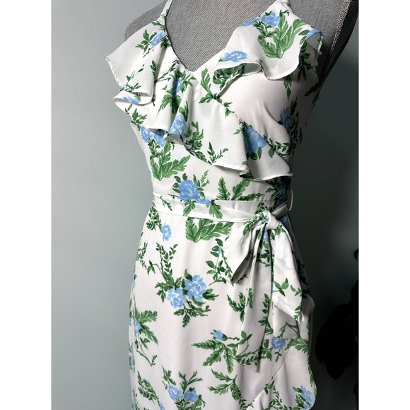 Disney Princess Juniors' White Floral Ruffle High Low Summer Dress XS - Picture 8 of 12